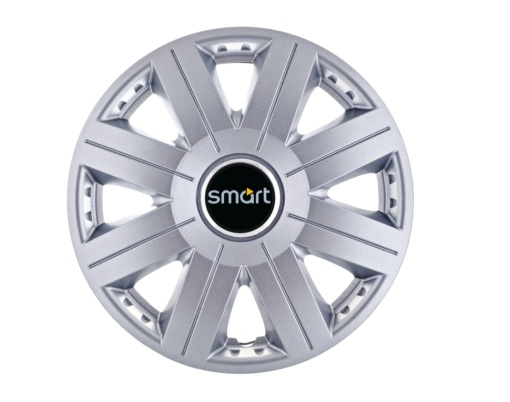 Set 4 capace roti Cosmos cromat R15, pentru gama auto Smart