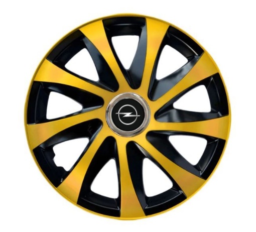 Set 4 capace roti Drift extra gold R15 pentru gama auto Opel