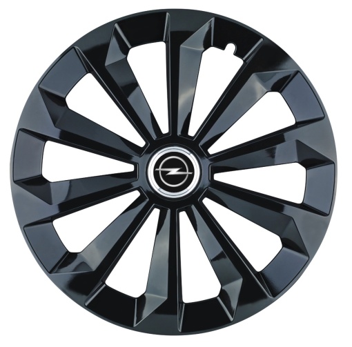 Set 4 capace roti Fame Negru R15 pentru gama auto Opel
