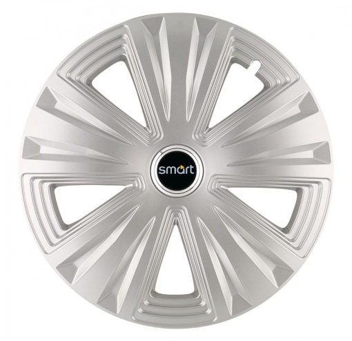 Set 4 Capace Roti, potrivite jantelor de R14, pentru Smart, model glory Gri
