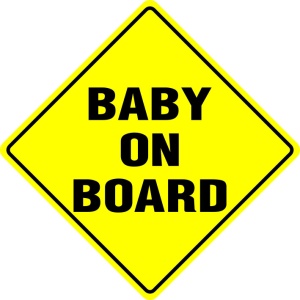 Baby on board Sticker autocolant 12 x 12 cm - Img 2