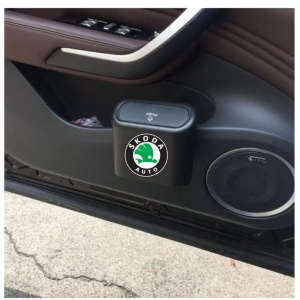 Coș De Gunoi Auto Pentru Depozitare și Curățenie Pentru Skoda - Img 2