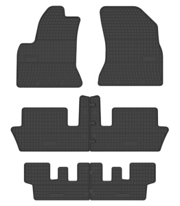Covorase Presuri Auto Cauciuc Dedicate Citroen C4 PICASSO - 7 locuri 2006-2013 - Img 1