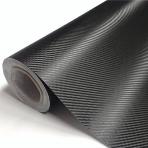 Folie carbon auto 3D, 2 x 1.27 M, Negru - Img 1