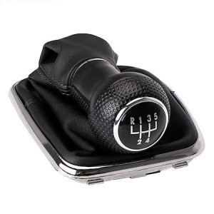 Nuca schimbator viteze + manson compatibil Volkswagen Golf 4 MK4 1997-2005 1J0 711 113 - 5 23mm Negru - Img 2