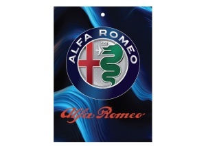 Odorizant auto Alfa Romeo 7,5x10 cm, Liliac, Creative Rey® - Img 2