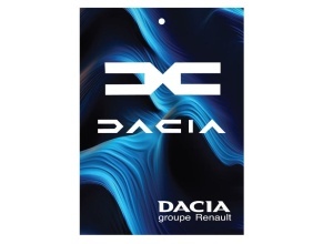 Odorizant auto Dacia 7,5x10 cm, Guma Turbo - Img 2