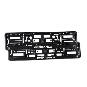 Set 2 bucati, suport numar inmatriculare AMG , Mercedes