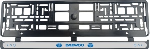 Set 2 bucati, suport numar inmatriculare Daewoo