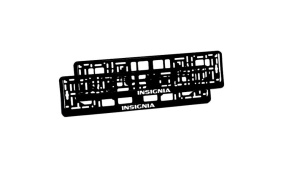 Set 2 bucati, suport numar inmatriculare personalizat-Insignia
