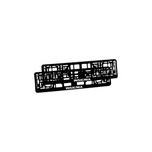 Set 2 bucati, suport numar inmatriculare personalizat-Insignia - Img 2