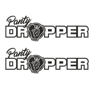 SET 2 STICKERE SCANIA PANTY DROPPER 20cm, Creative Rey®