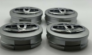 Set 4 Capace Jante Aliaj Toyota 62mm Argintiu - Img 9