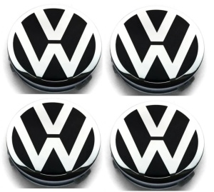 Set 4 capace jante Aliaj Volkswagen pentru jante Mercedes exterior: 75mm, interior: 69mm - Img 5