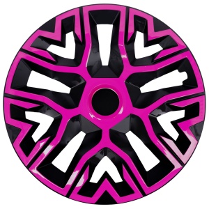 Set 4 Capace Roti 14 `` Best Roz-Negru, Compatibile Cu Skoda - Img 3