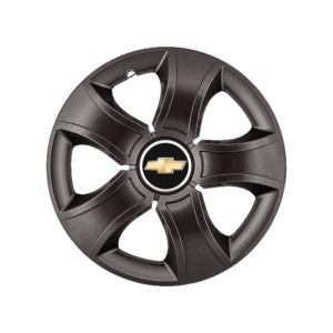 Set 4 Capace Roti 14 inchi (R14) Bis Negru, Compatibile Cu Chevrolet - Img 3