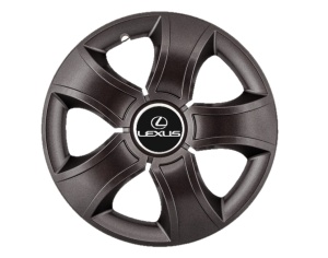Set 4 Capace Roti 14 inchi (R14) Bis Negru, Compatibile Cu Lexus