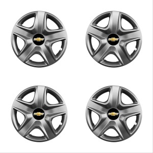 Set 4 capace roti 14 inchi (R14) compatibile CHEVROLET, Model - 202 - Img 2