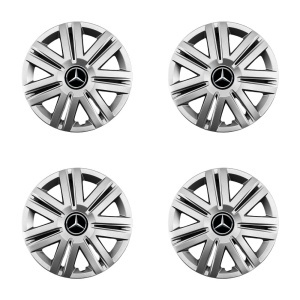 Set 4 Capace Roti 14 inchi (R14) Compatibile Cu Mercedes, Model - 203 - Img 2