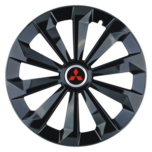 Set 4 Capace Roti 14 inchi (R14) Fame Negru, Compatibile Cu Mitsubishi - Img 3
