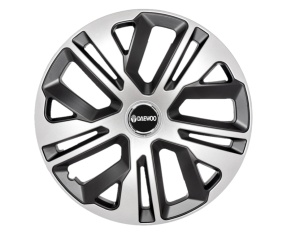 Set 4 Capace Roti 14 inchi (R14) Raven Gri-Negru, Compatibile Cu Daewoo