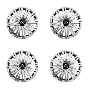 Set 4 Capace Roti 14 inschi (R14) Compatibile CuCITROEN, Model-200 - Img 2