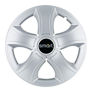 Set 4 Capace Roti 15 inchi (R15) Bis Gri, Compatibile Cu Smart - Img 3