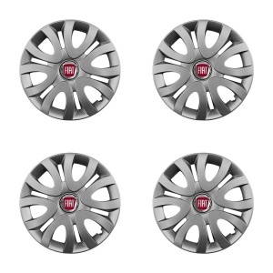Set 4 Capace Roti 15 inchi (R15) Compatibile Cu FIAT model - 330 - Img 2