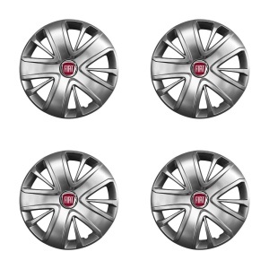 Set 4 Capace Roti 15 inchi (R15) Compatibile Cu FIAT, Model 341 - Img 2