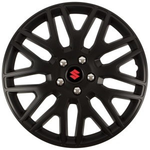 Set 4 Capace Roti 15 inchi (R15) Dakar Negru, Compatibile Cu Suzuki
