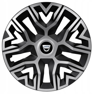 Set 4 Capace Roti 16 `` Best Gri-Negru, Compatibile Cu Dacia - Img 1