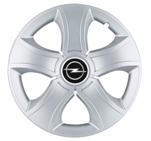 Set 4 Capace Roti 16 inchi (R16) Bis Gri, Compatibile Cu Opel
