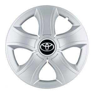 Set 4 Capace Roti 16 inchi (R16) Bis Gri, Compatibile Cu Toyota - Img 3