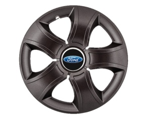 Set 4 Capace Roti 16 inchi (R16) Bis Negru, Compatibile Cu Ford