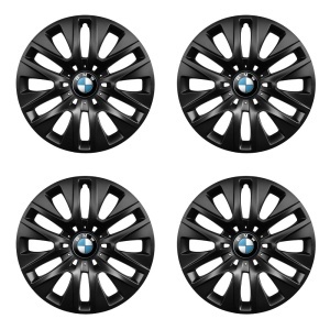 Set 4 capace roti 16 inchi (R16) compatibile BMW, Model 429 Black - Img 2