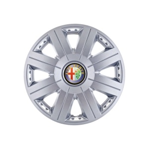 Set 4 capace roti 16 inchi (R16) Cosmos Gri, Compatibil Cu Alfa Romeo - Img 3