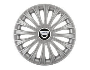 Set 4 capace roti 16 inchi (R16) Dino Gri, Compatibile cu Dacia