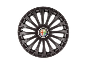 Set 4 capace roti 16 inchi (R16) Dino Negru, Compatibil Cu Alfa Romeo