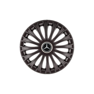 Set 4 capace roti 16 inchi (R16) Dino Negru, Compatibil Cu Mercedes - Img 3