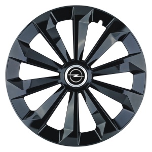 Set 4 Capace Roti 16 inchi (R16) Fame Negru, Compatibile Cu Opel - Img 3