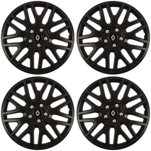 Set 4 Capace Roti 17 inchi (R17) Dakar Negru, Compatibile Cu Renault Nou - Img 2