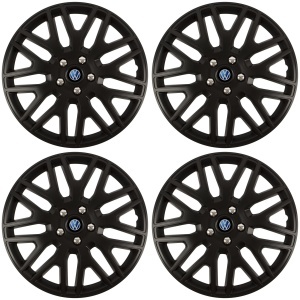 Set 4 Capace Roti 17 inchi (R17) Dakar Negru, Compatibile Cu Volkswagen - Img 2