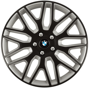 Set 4 Capace Roti 17 inchi (R17) Dakar Negru-Gri, Compatibile Cu BMW