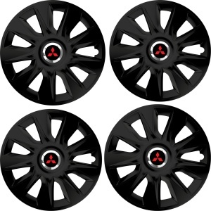 Set 4 Capace Roti 17 inchi (R17) Stratos Negru, Compatibile Cu Mitshubisi - Img 2