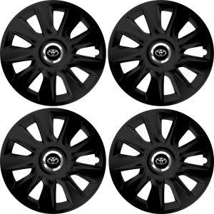 Set 4 Capace Roti 17 inchi (R17) Stratos Negru, Compatibile Cu Toyota - Img 2