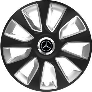 Set 4 Capace Roti 17 inchi (R17) Stratos Negru-Gri, Compatibile Cu Mercedes-Benz