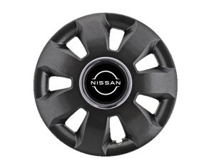 Set 4 Capace Roti Autohelix MSA® potrivite jantelor de 16 inch, pentru Nissan Nou model Ares Black