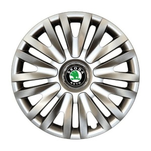 Set 4 Capace Roti Autohelix MSA® R14, Potrivite Jantelor de 14 inch, Pentru Skoda, Model 217 - Img 7