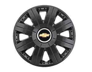 Set 4 capace roti Cosmos Negru R15, pentru gama auto Chevrolet - Img 1