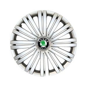 Set 4 Capace Roti Creative Rey R14, Potrivite Jantelor de 14 inch, pentru Skoda, Model 200 - Img 2